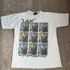 I love Lucy White Graphic T-Shirt